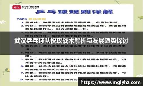 武汉乒乓球队快攻战术解析与发展趋势探讨