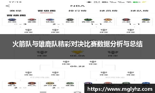 火箭队与雄鹿队精彩对决比赛数据分析与总结